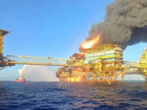 Pemex estimates deadly platform fire shut in 700,000 barrels of oil