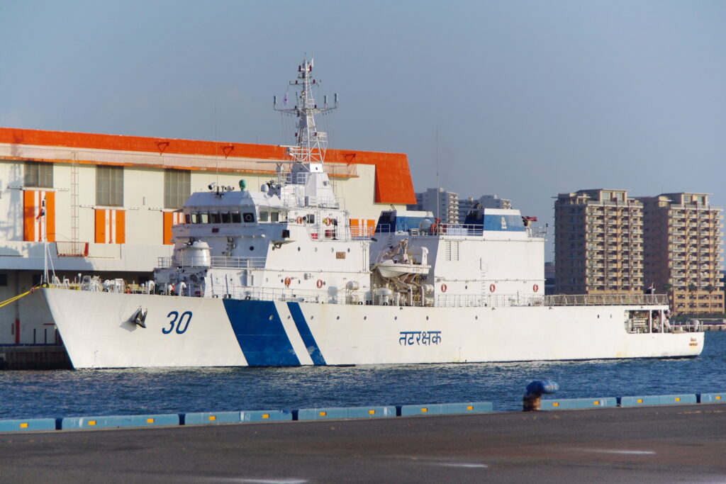 Indian coast guard's fast patrol vessels commence construction under supervision of Defence Secretary