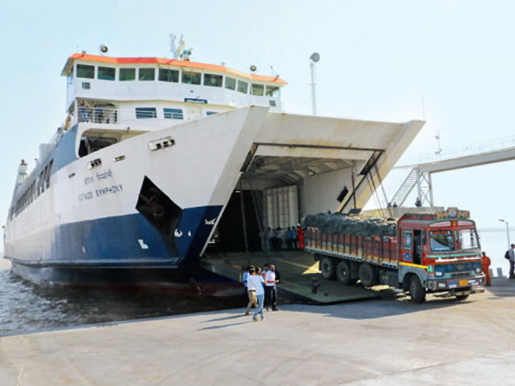 Ro Pax ferry changed socio-economic scenario of Saurashtra-South Gujarat