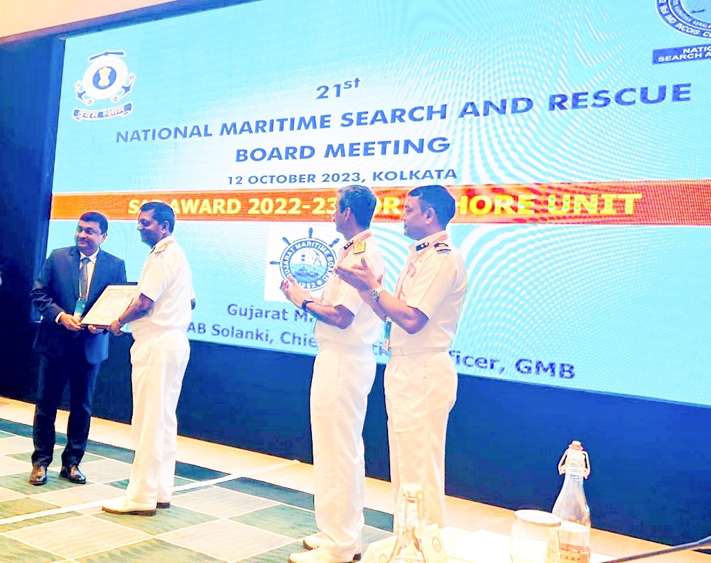 Gujarat Maritime Board honored with SAR award
