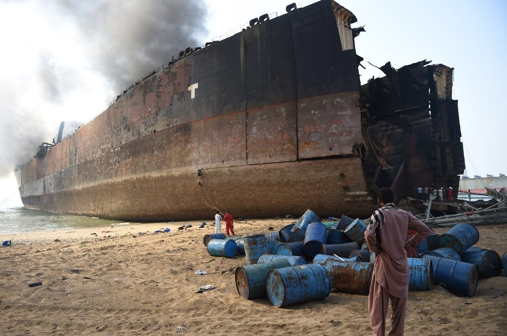 Ship recycling in Pakistan battling for existence