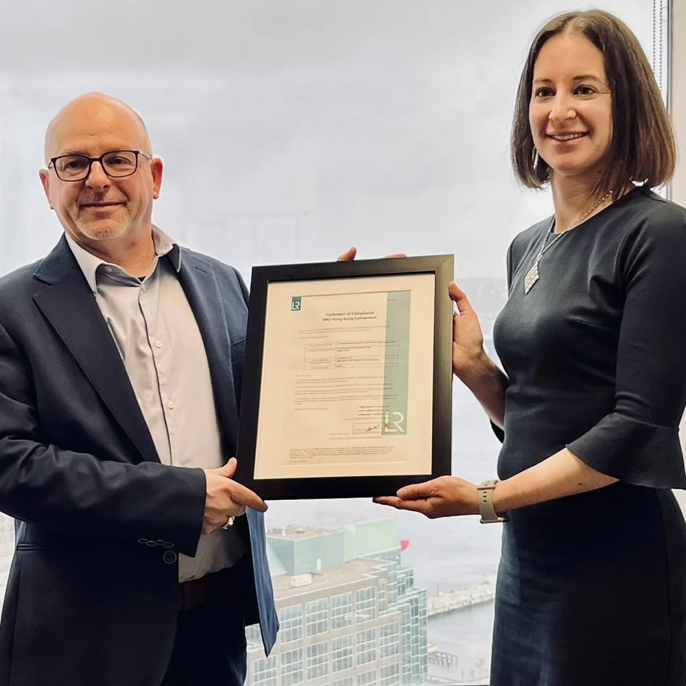 RJ MacIsaac Achieves Historic Certification from Lloyd’s Register for International Ship Recycling Standards