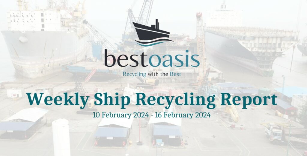 Ship Recycling: Demand in Alang remained low: BEST OASIS