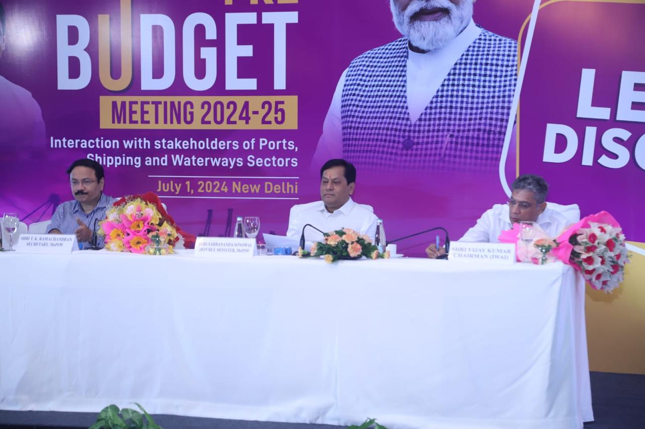 Sarbananda Sonowal's Productive Pre-Budget Meeting with Ports-Shipping and Waterways Stakeholders