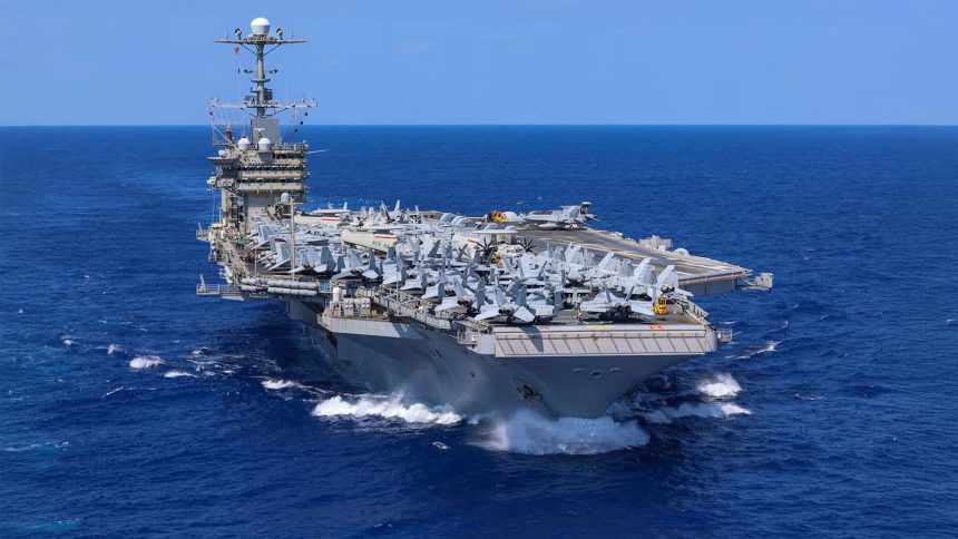 USS Harry S. Truman Collides with Merchant Ship in the Mediterranean Near Port Said